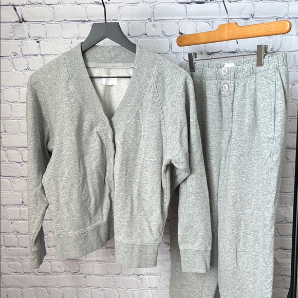 Every Tops - Every Gray Cardigan & Pants Set M